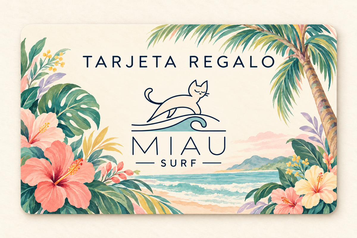 Tarjeta regalo Miau Surf