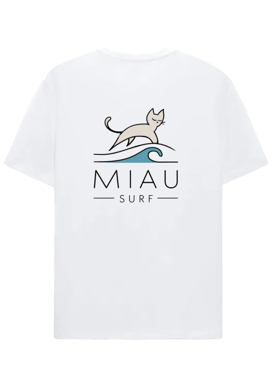 CAMISETA MIAU SURF