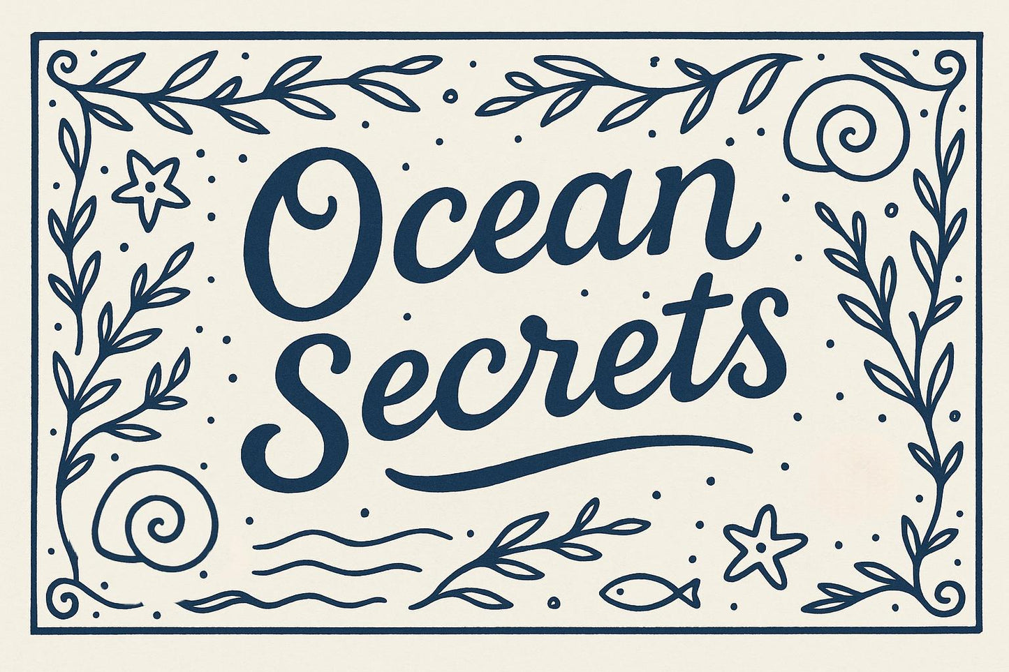 LÁMINAS OCEAN SECRETS