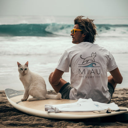 CAMISETA MIAU SURF