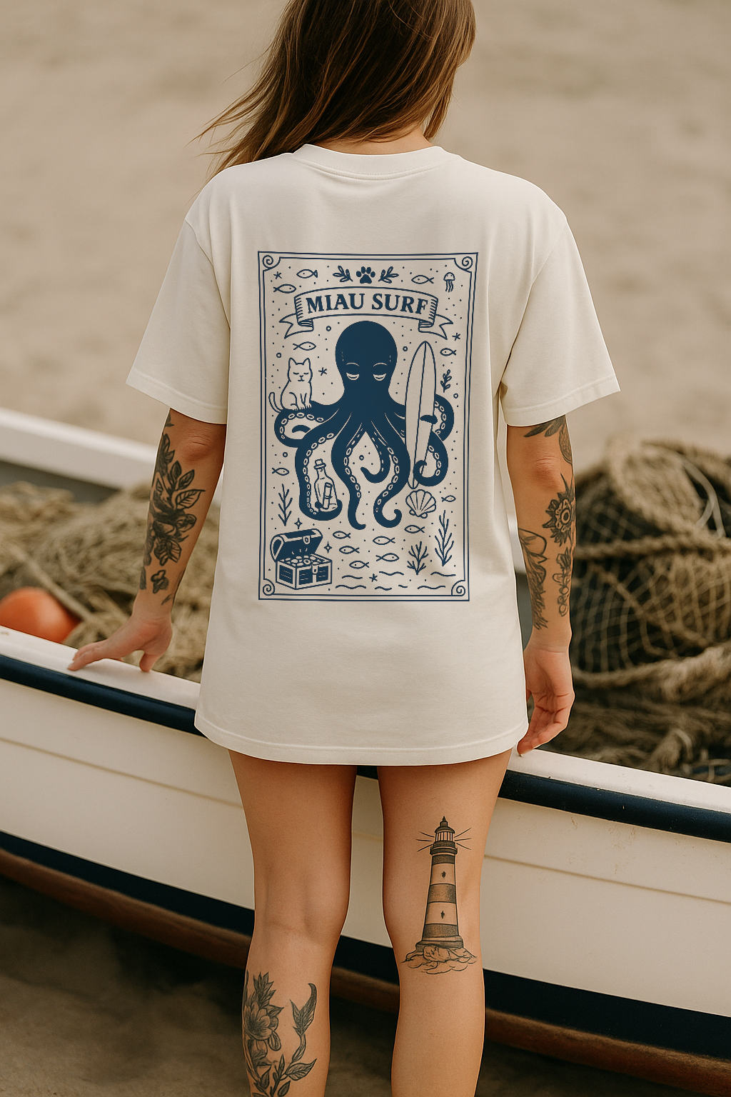CAMISETA OCEANS SECRETS KRAKEN