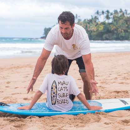 CAMISETA CATS SURF BOARD